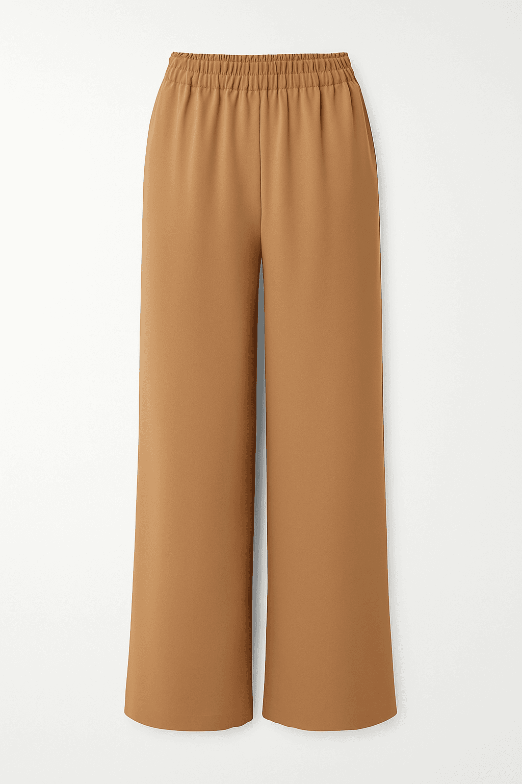 Wide-leg Crepe Pants